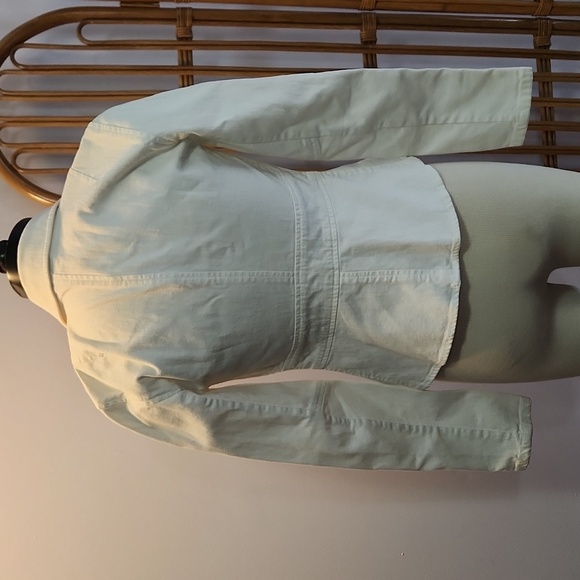Armani Exchange white denim size XS jacket 99% cotton 1% spandex - Picture 6 of 14